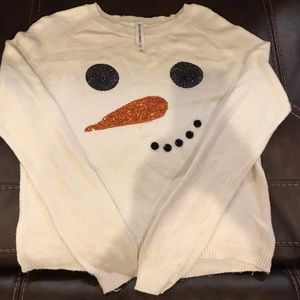 Bethany Mota size medium snowman sweater.